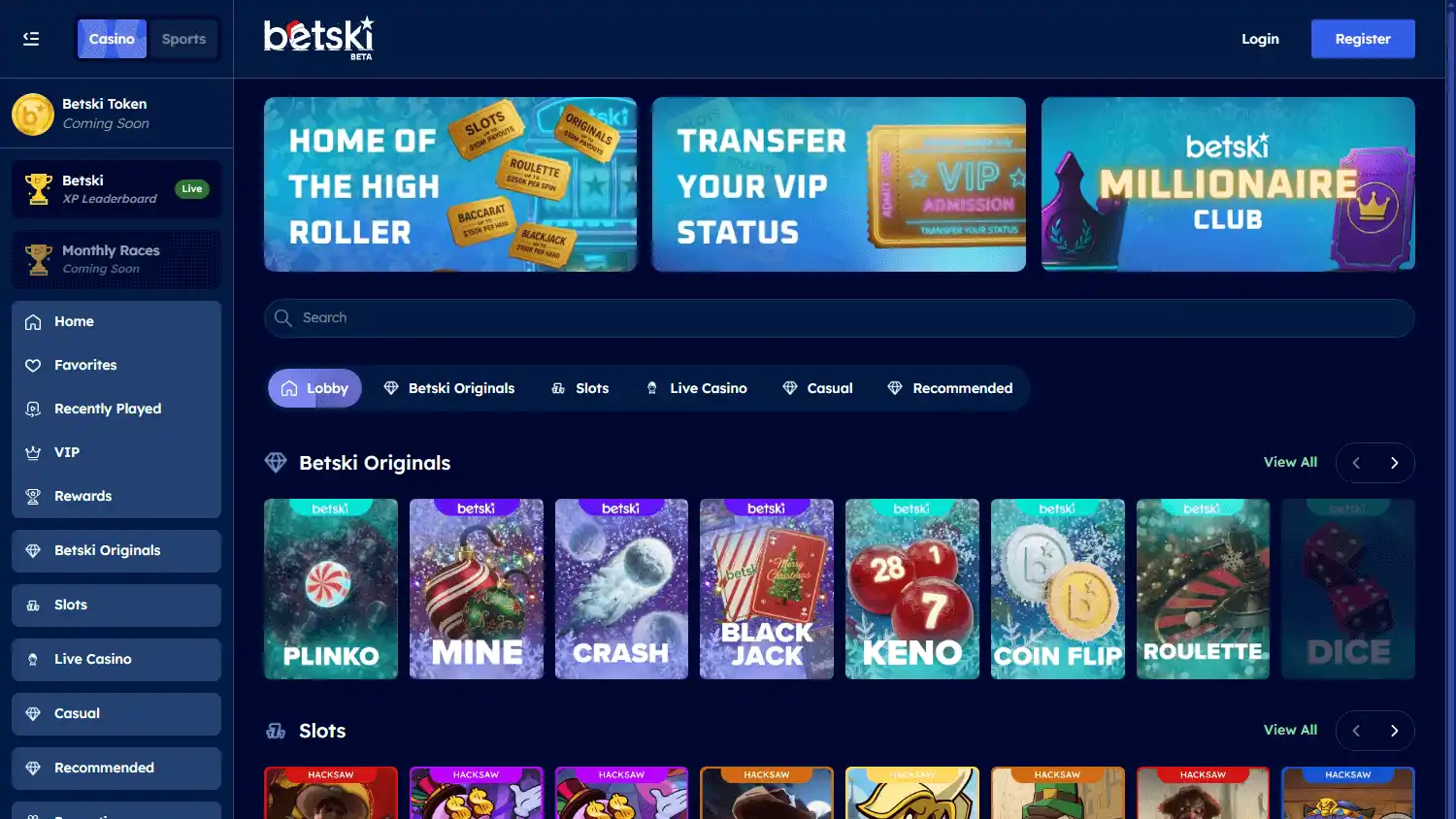 Betski Casino screenshot 2