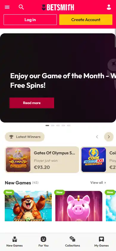 Betsmith Casino screenshot 5