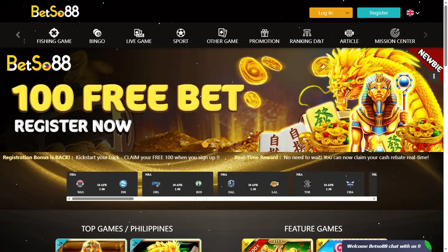 BETSO88 Casino screenshot 1