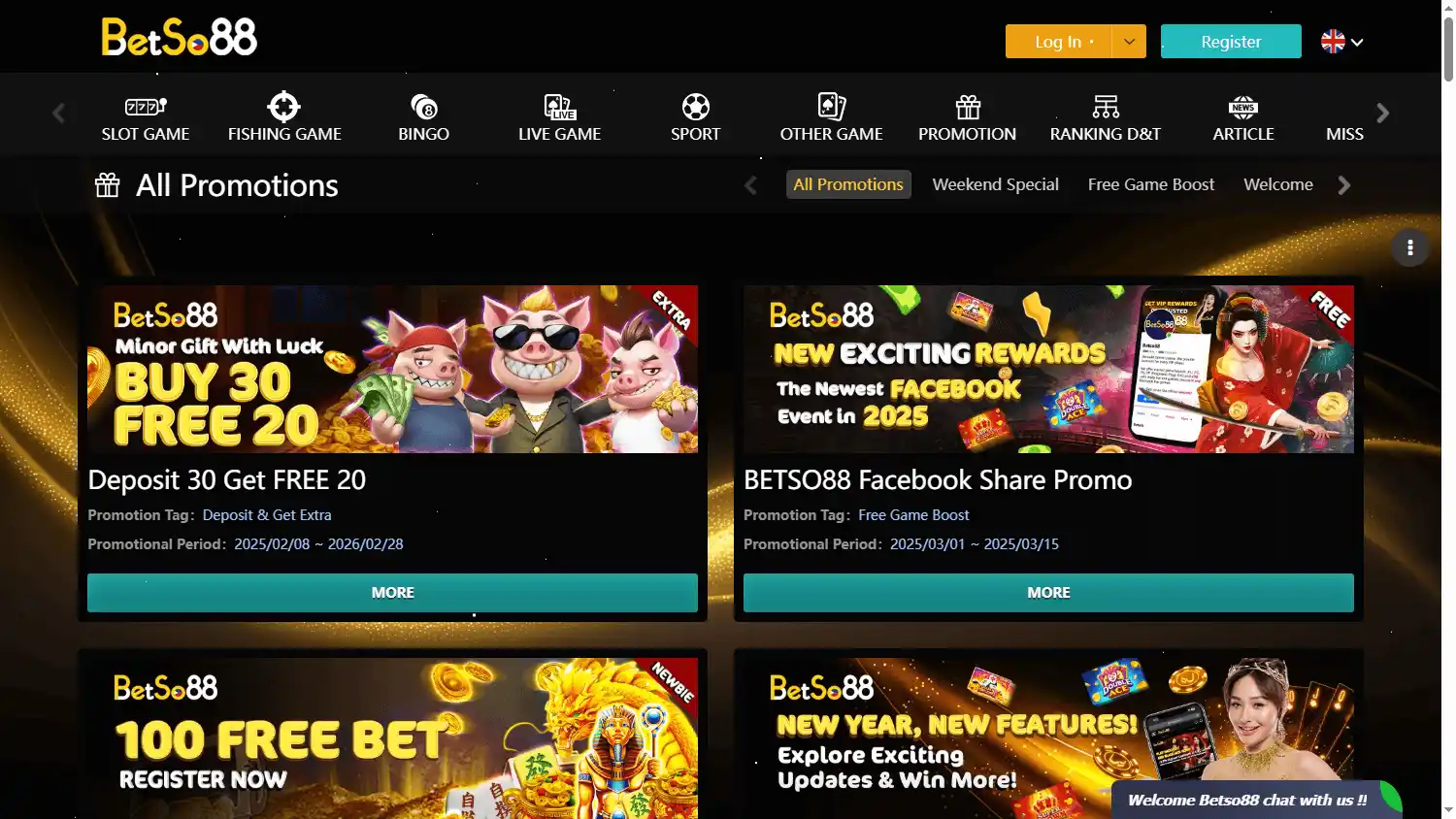 BETSO88 Casino screenshot 3