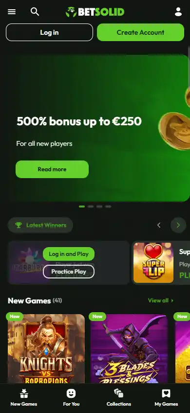 Betsolid Casino screenshot 5