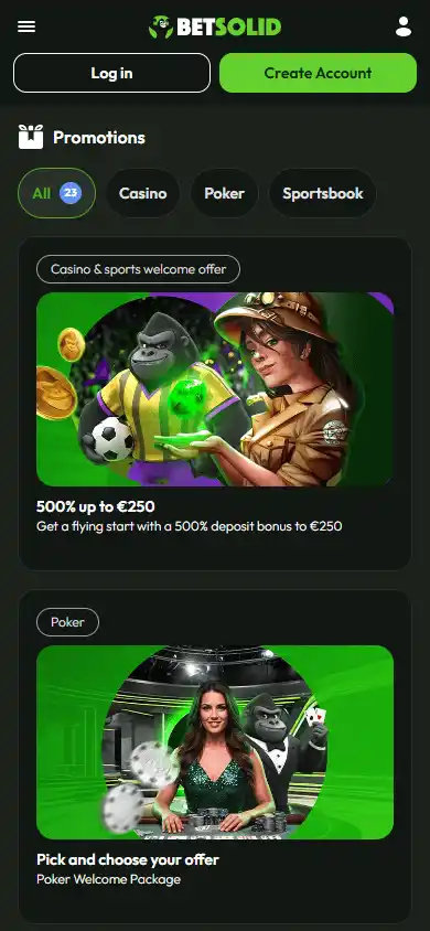 Betsolid Casino screenshot 6