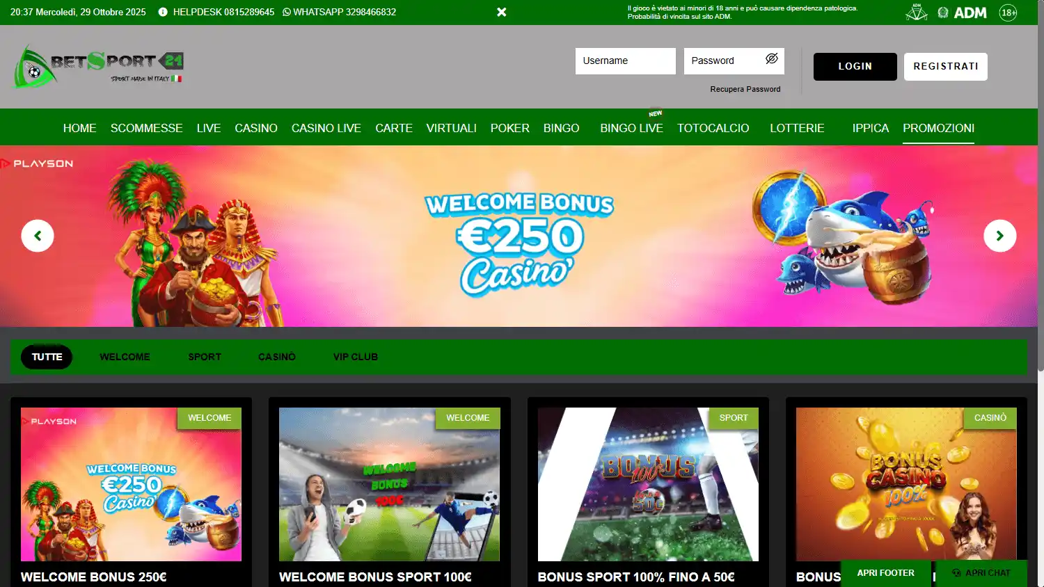 Betsport24 Casino screenshot 3