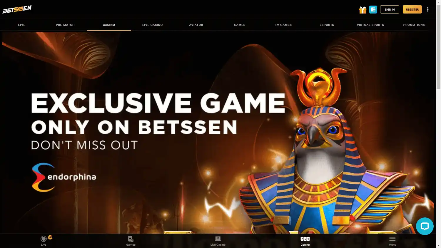 BETSSEN Casino screenshot 2