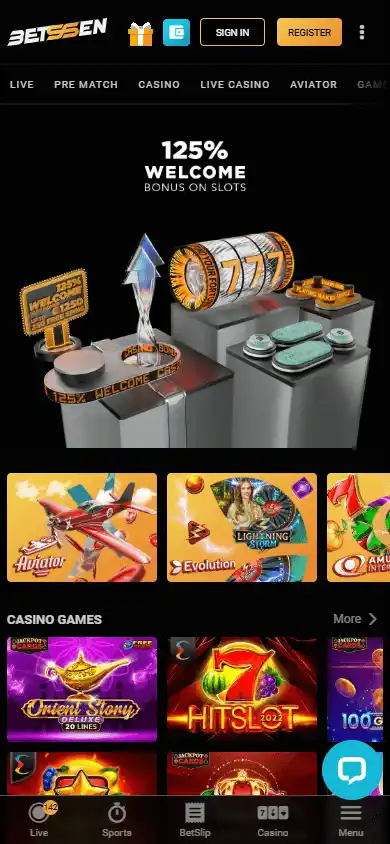 BETSSEN Casino screenshot 4