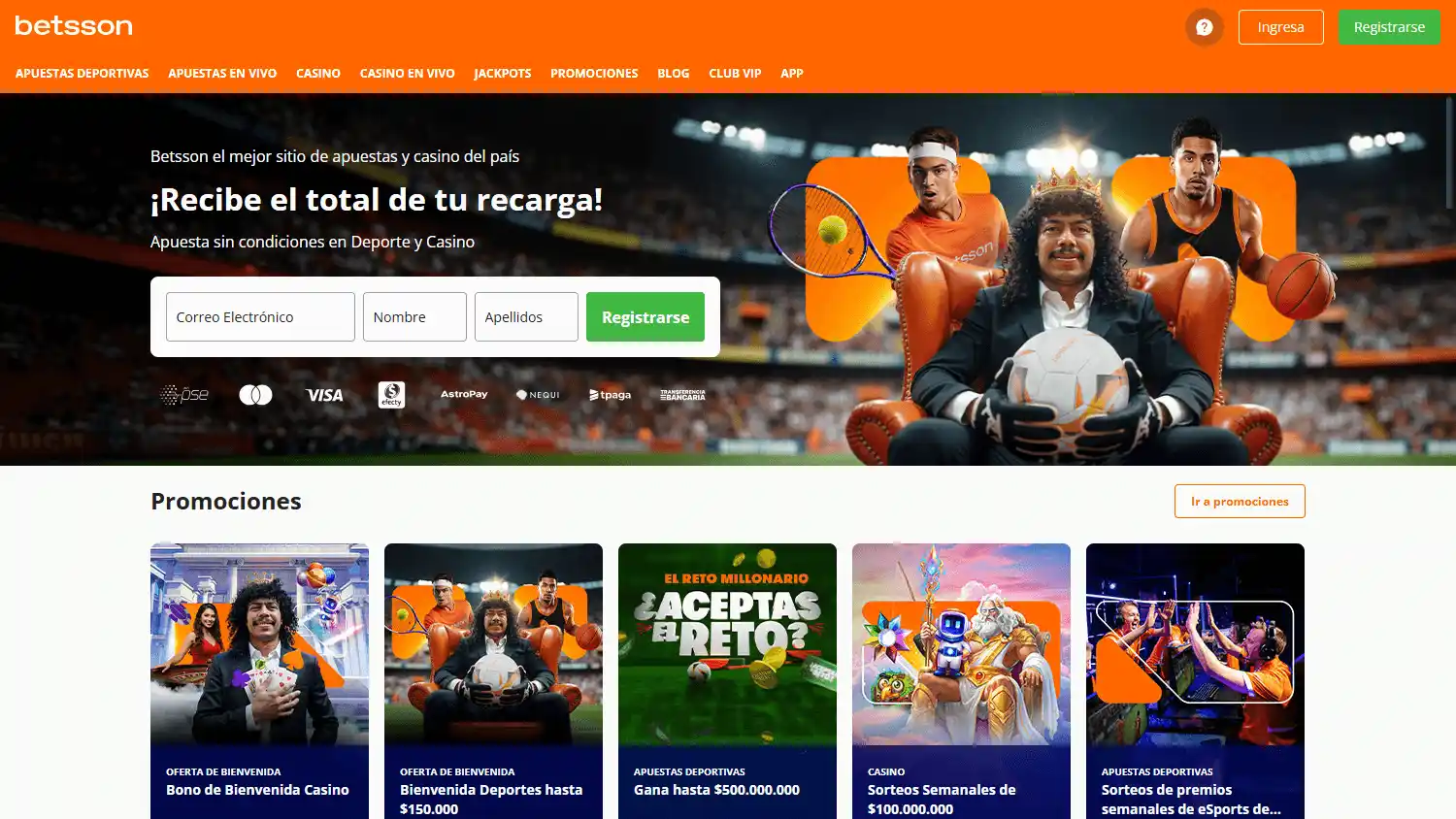 Betsson Casino CO screenshot 1