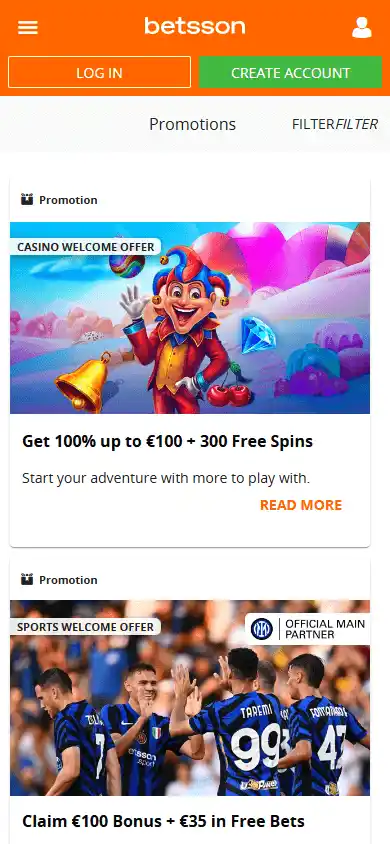 Betsson Casino LT screenshot 7