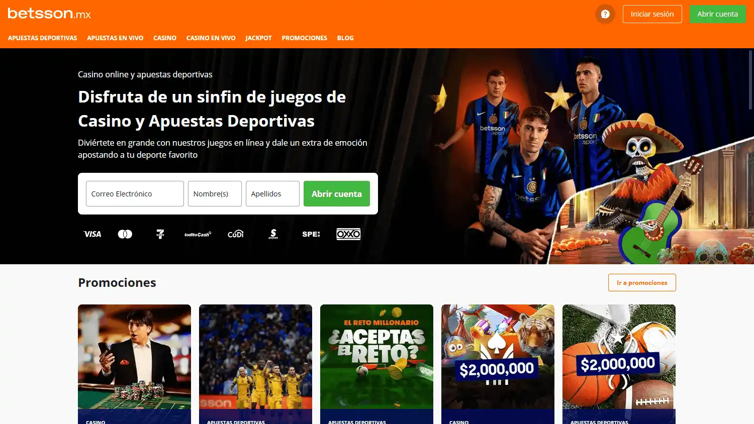Betsson Casino MX screenshot 1
