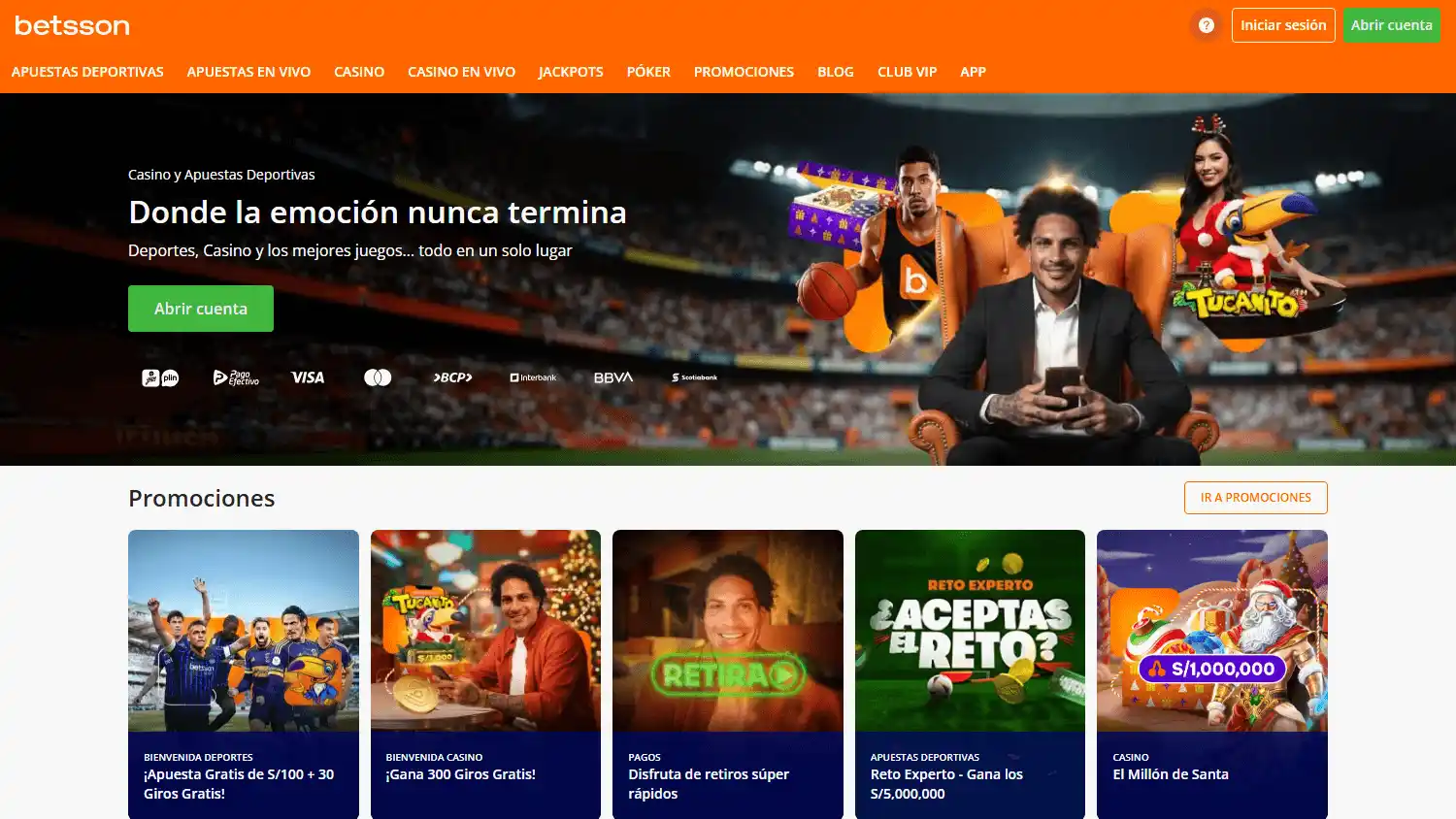 Betsson Casino PE screenshot 1