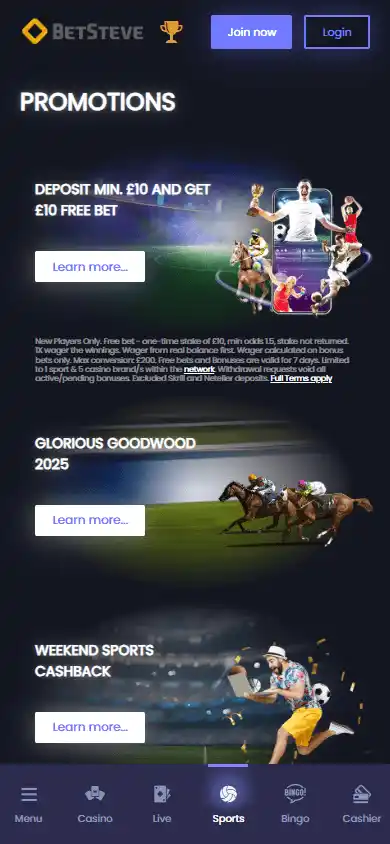 BetSteve Casino screenshot 6