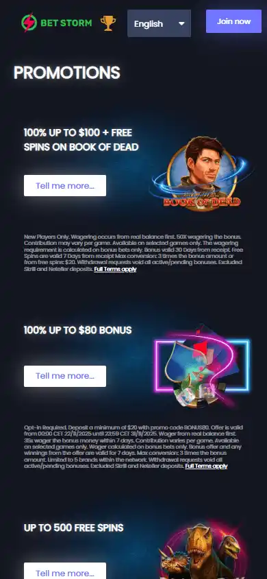 BetStorm Casino screenshot 6