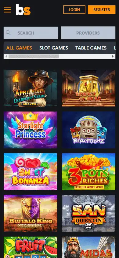 Betstro Casino screenshot 3