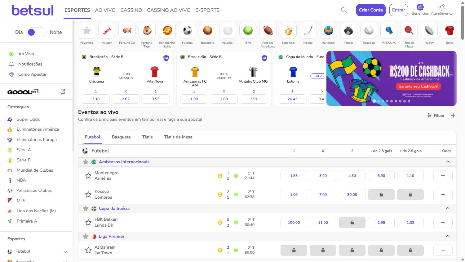 Betsul Casino screenshot 1