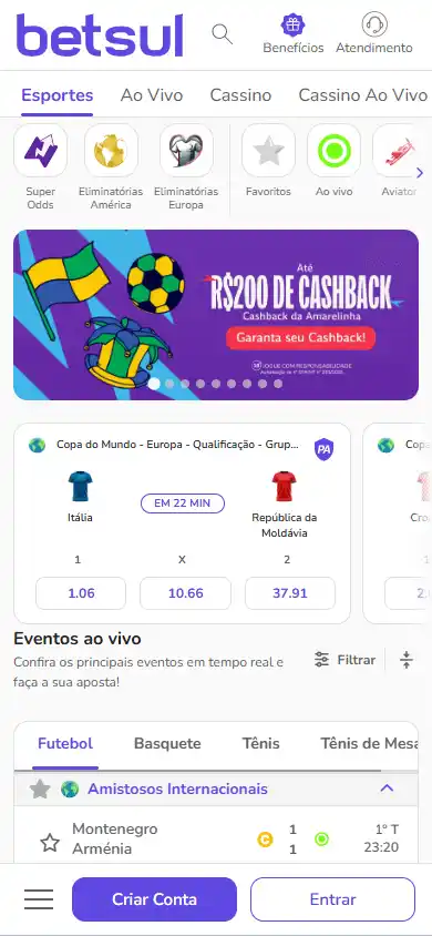 Betsul Casino screenshot 4