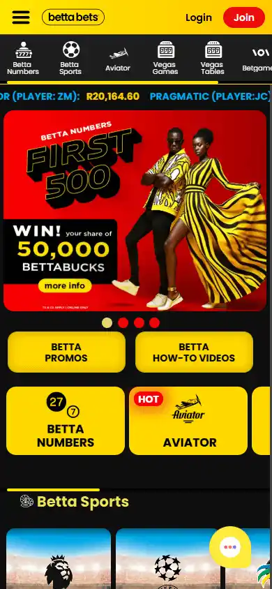 Bettabets Casino screenshot 4