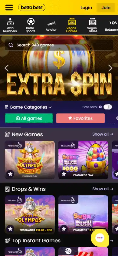 Bettabets Casino screenshot 5