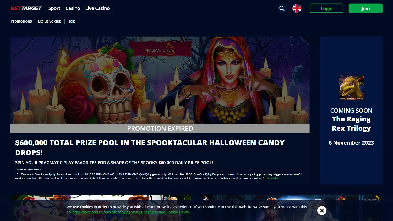 BetTarget Casino screenshot 2