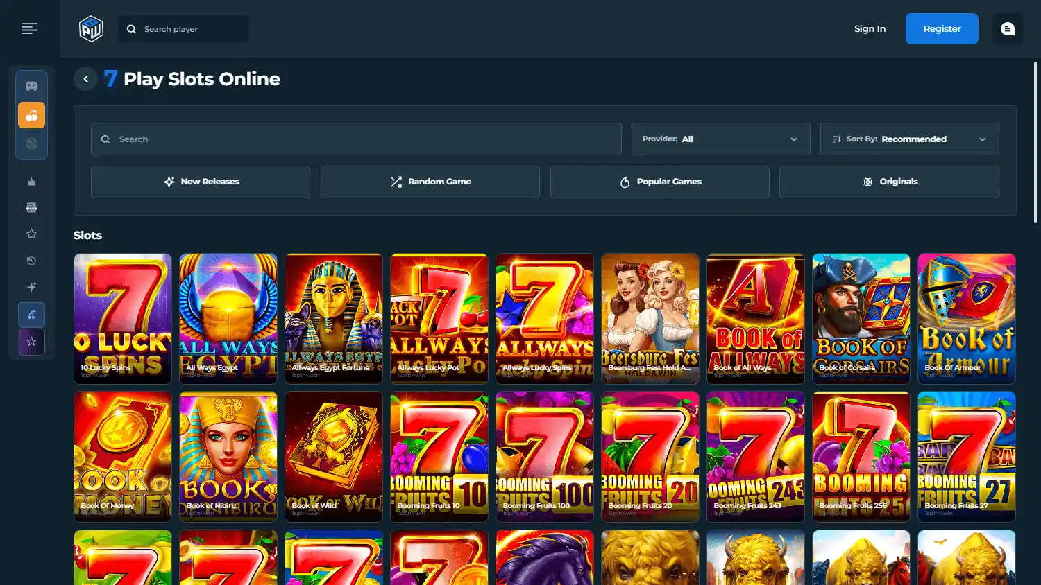 Betterplayerwin Casino screenshot 2