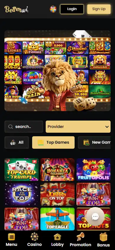 BetterWin Casino screenshot 5