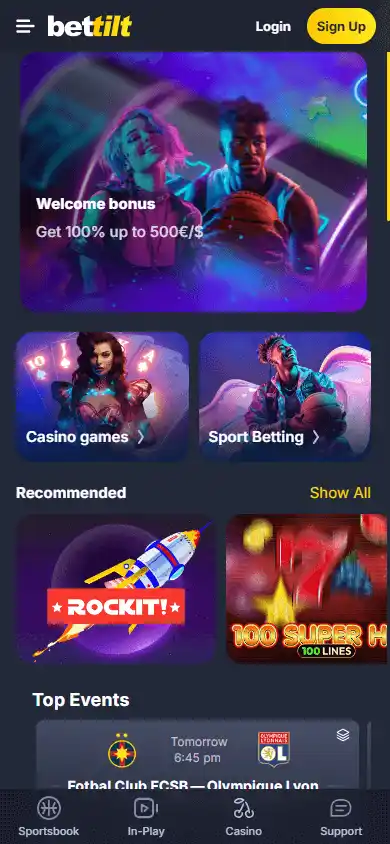 Bettilt Casino screenshot 4