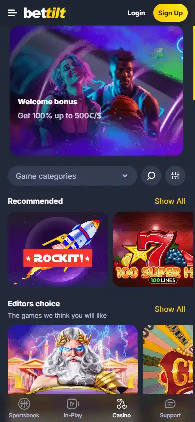 Bettilt Casino screenshot 5