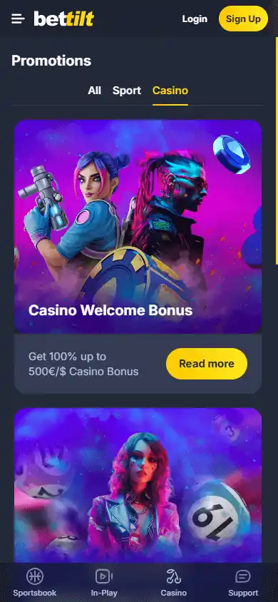 Bettilt Casino screenshot 6