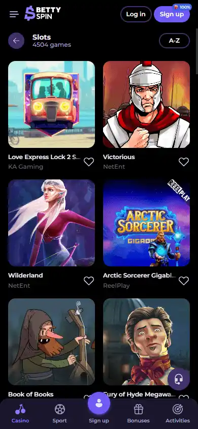 Bettyspin Casino screenshot 5