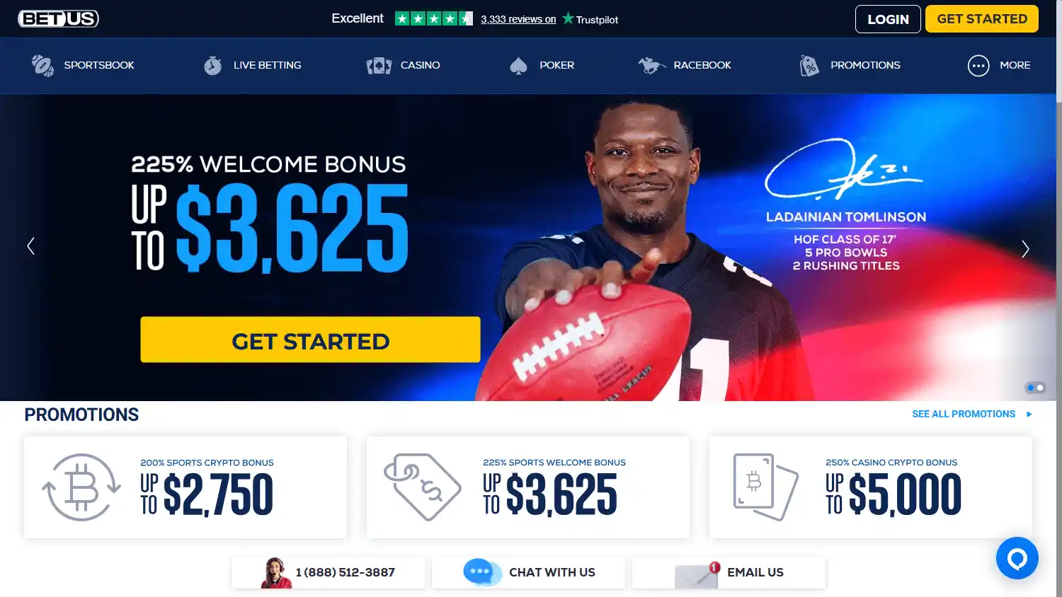 BetUS Casino screenshot 1