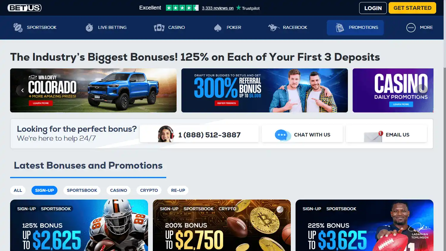 BetUS Casino screenshot 3