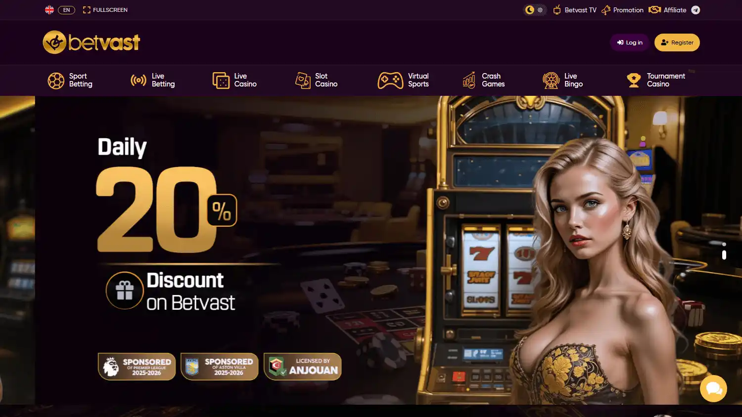 Betvast Casino screenshot 1