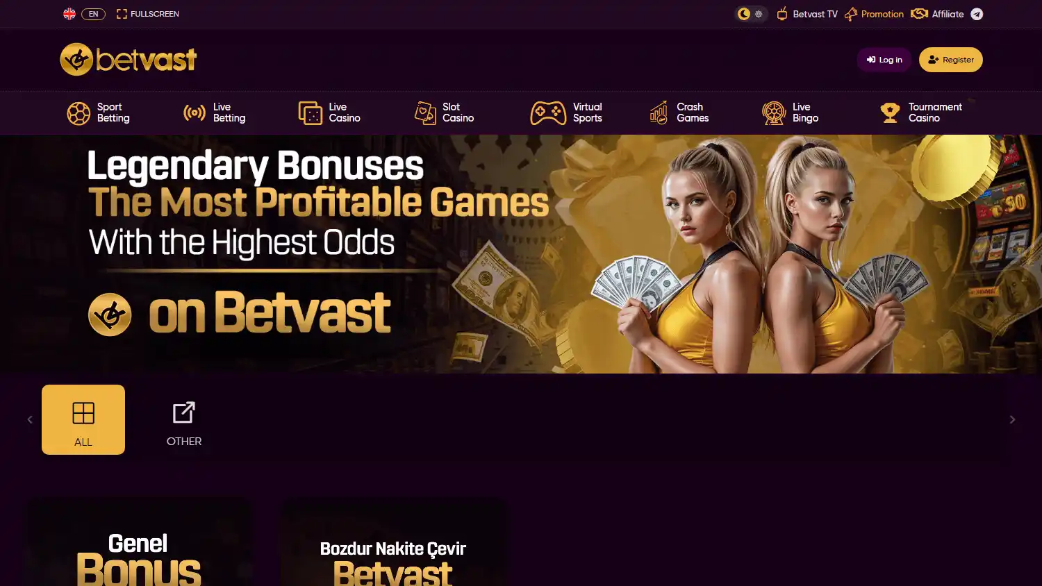 Betvast Casino screenshot 3