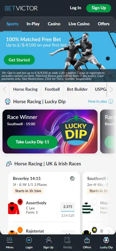 Betvictor Casino screenshot 4