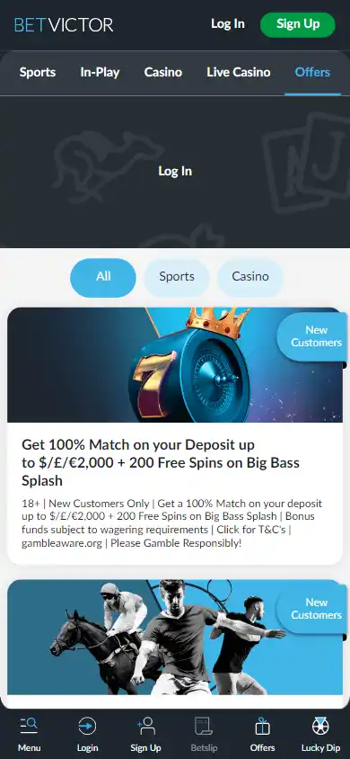 Betvictor Casino screenshot 6