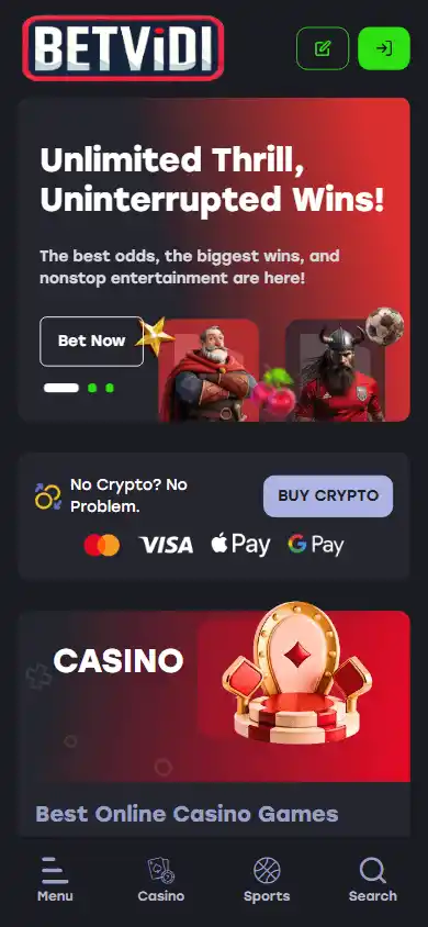 BetVidi Casino screenshot 4