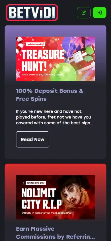 BetVidi Casino screenshot 6