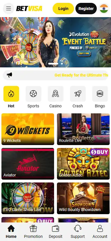 Betvisa Casino screenshot 4