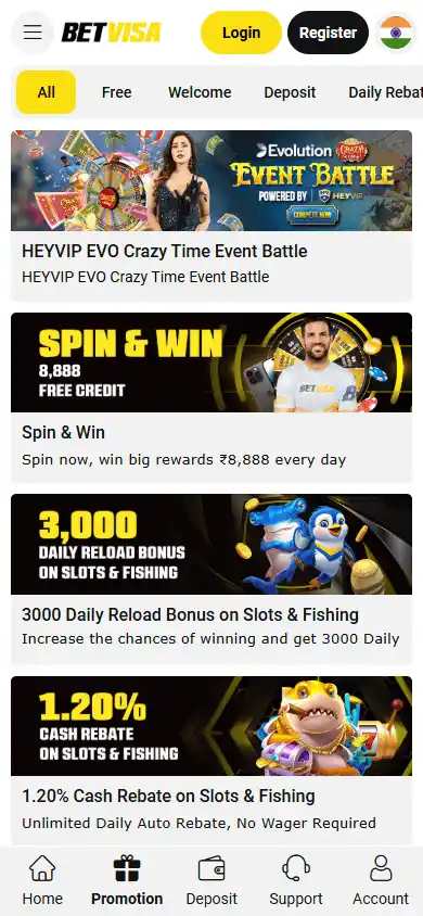 Betvisa Casino screenshot 6
