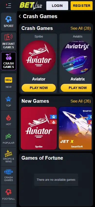 Betvivo Casino KE screenshot 5