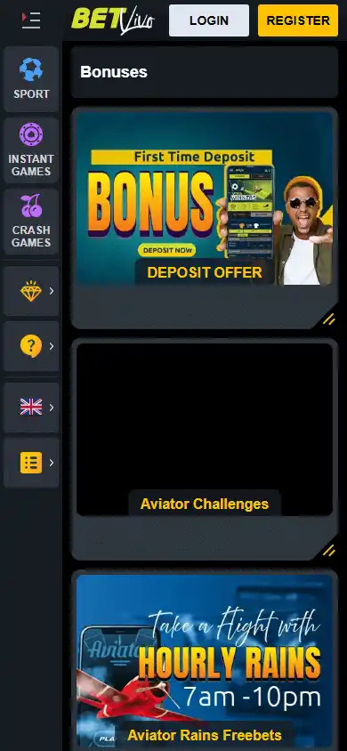 Betvivo Casino KE screenshot 6