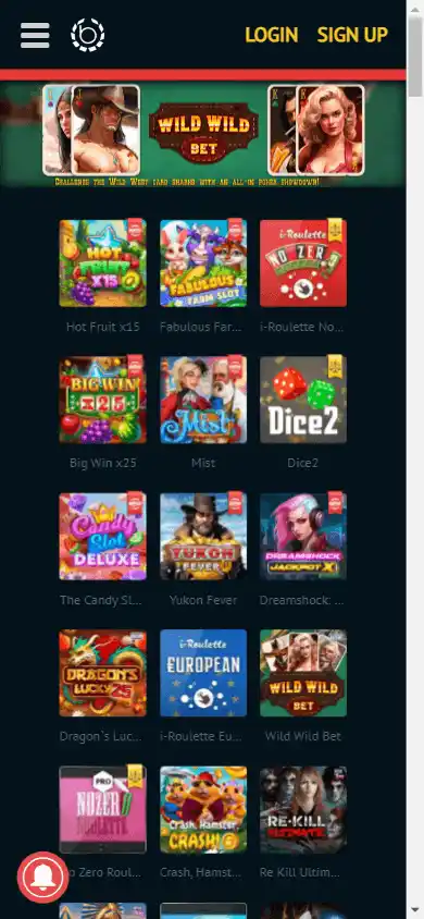Betvoyager Casino screenshot 4
