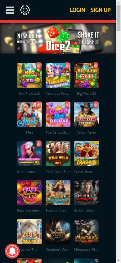 Betvoyager Casino screenshot 5