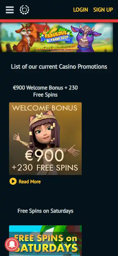 Betvoyager Casino screenshot 6