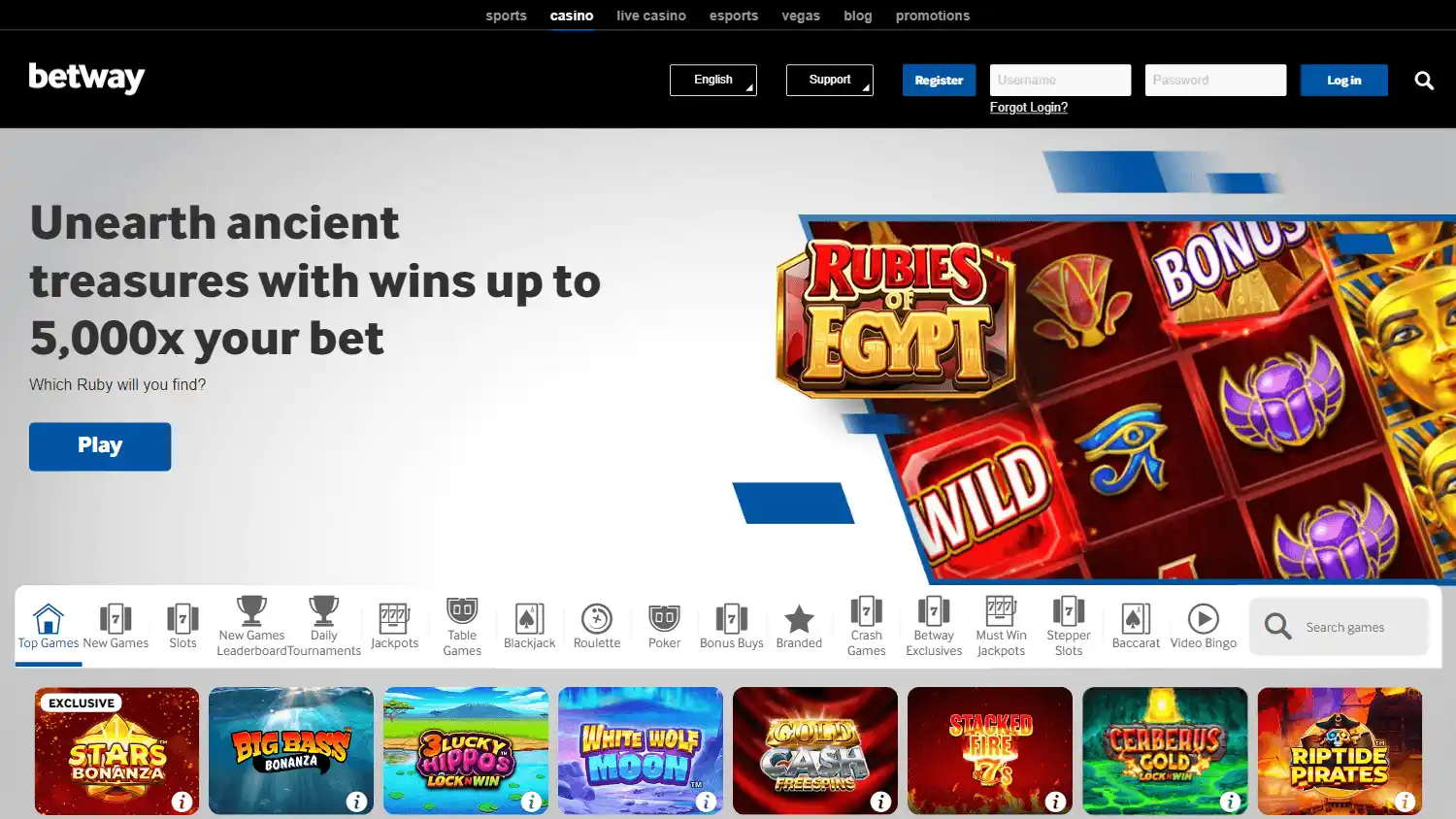 Betway Casino screenshot 3