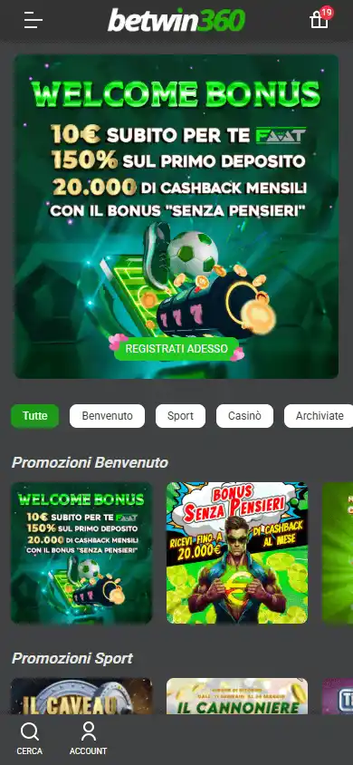 Betwin360 Casino screenshot 6