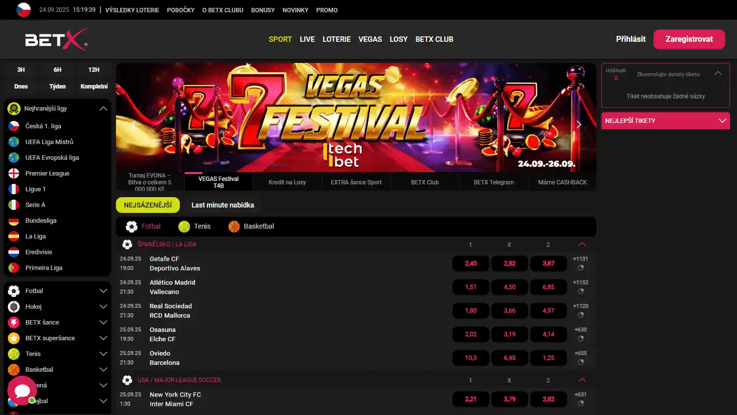 BETX Casino screenshot 1