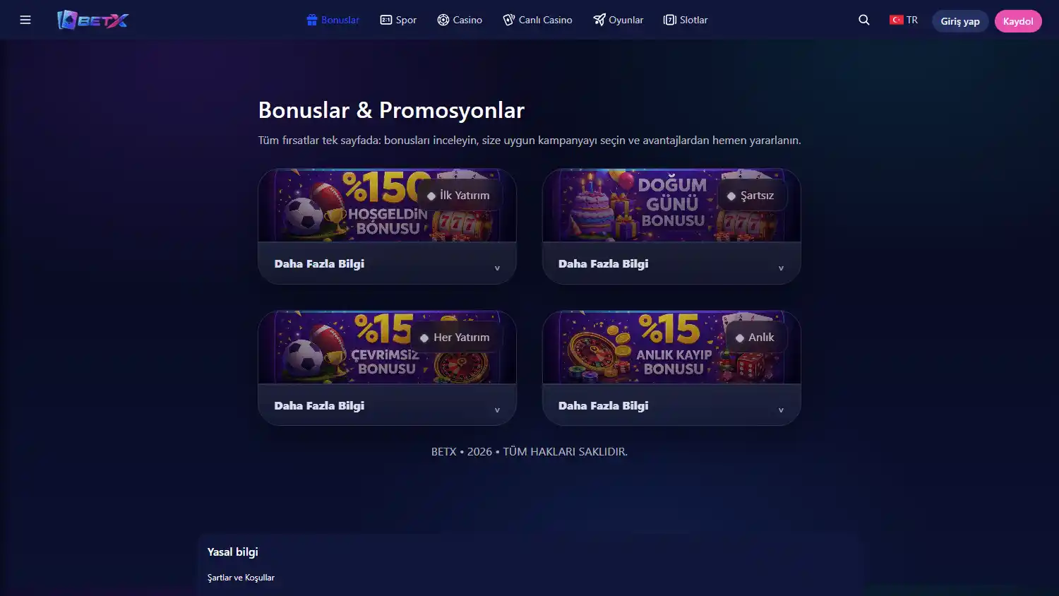 BetX1000 Casino screenshot 3