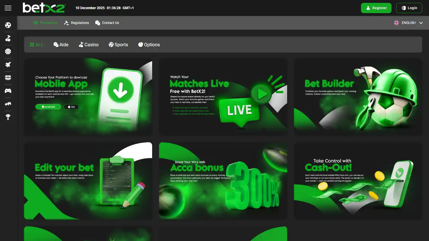 Betx2 Casino screenshot 3