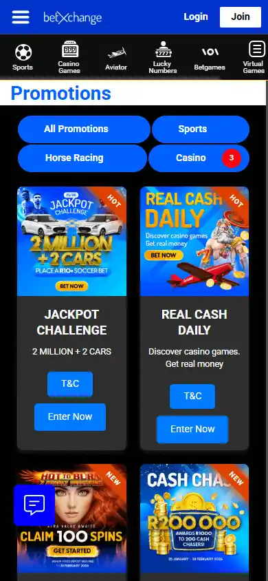 BetXchange Casino screenshot 7