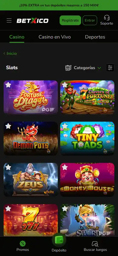 Betxico Casino screenshot 5