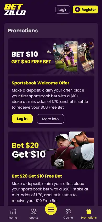 Betzillo Casino screenshot 6